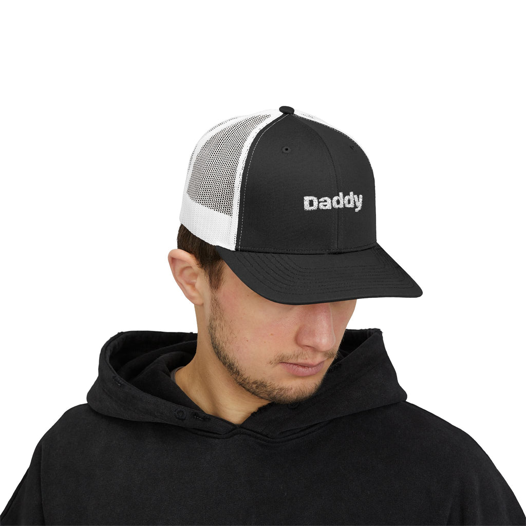 Daddy Snapback Trucker Cap — Embroidered 'Daddy' Dad Hat