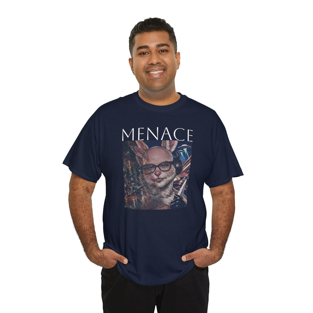 Menacing Bunny T-Shirt — Dark Cute Graphic Tee