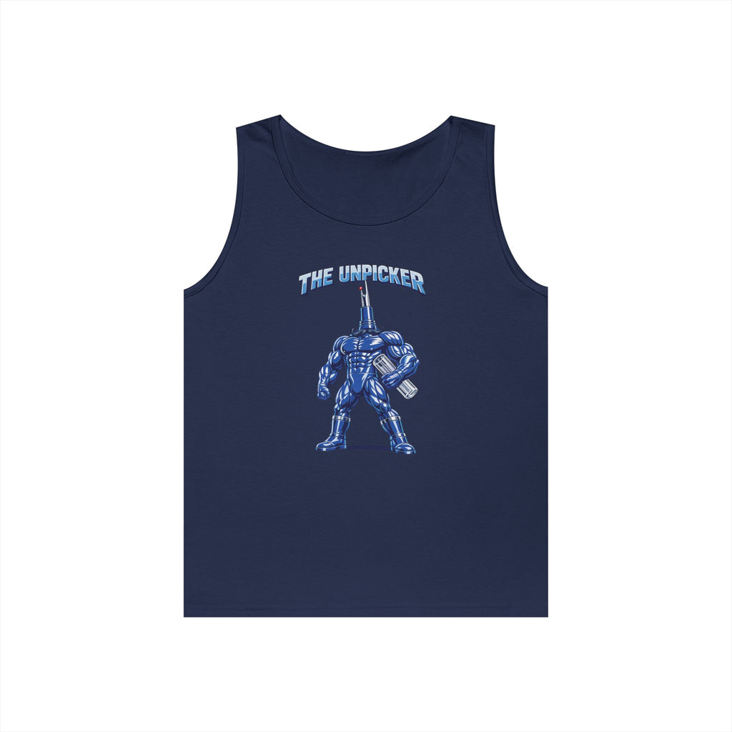 Seam Ripper Hero Tank Top — Sewing Tools Graphic Tank for Makers