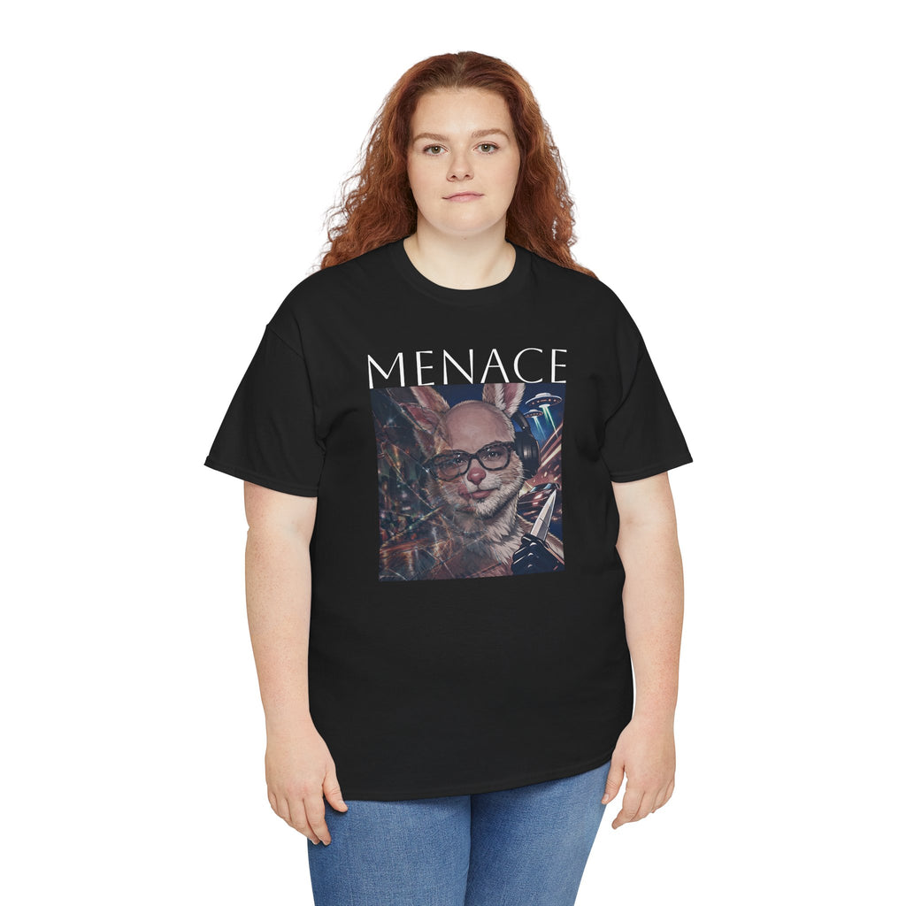 Menacing Bunny T-Shirt — Dark Cute Graphic Tee