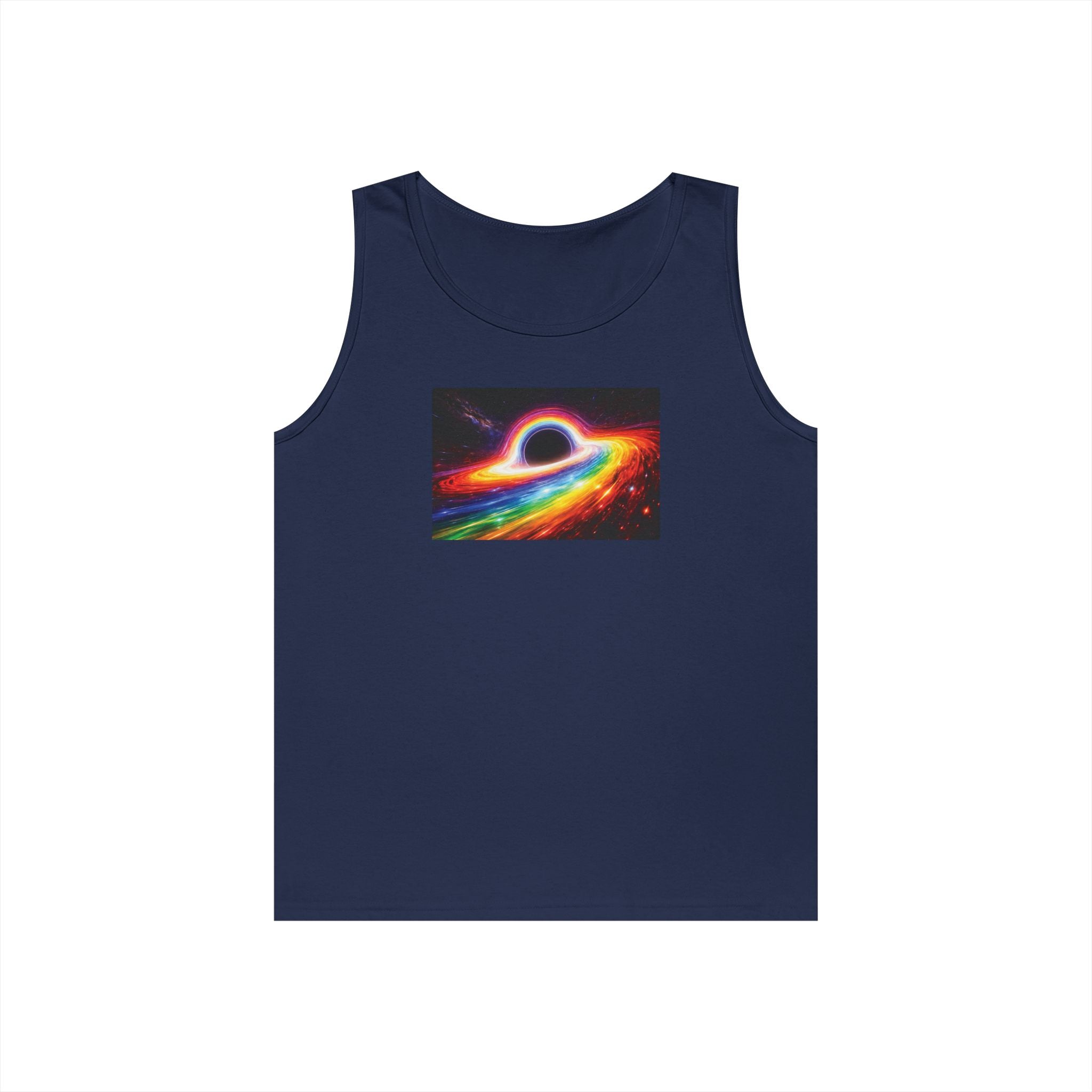 Pride Tank Top — Super Massive Rainbow Hole Graphic