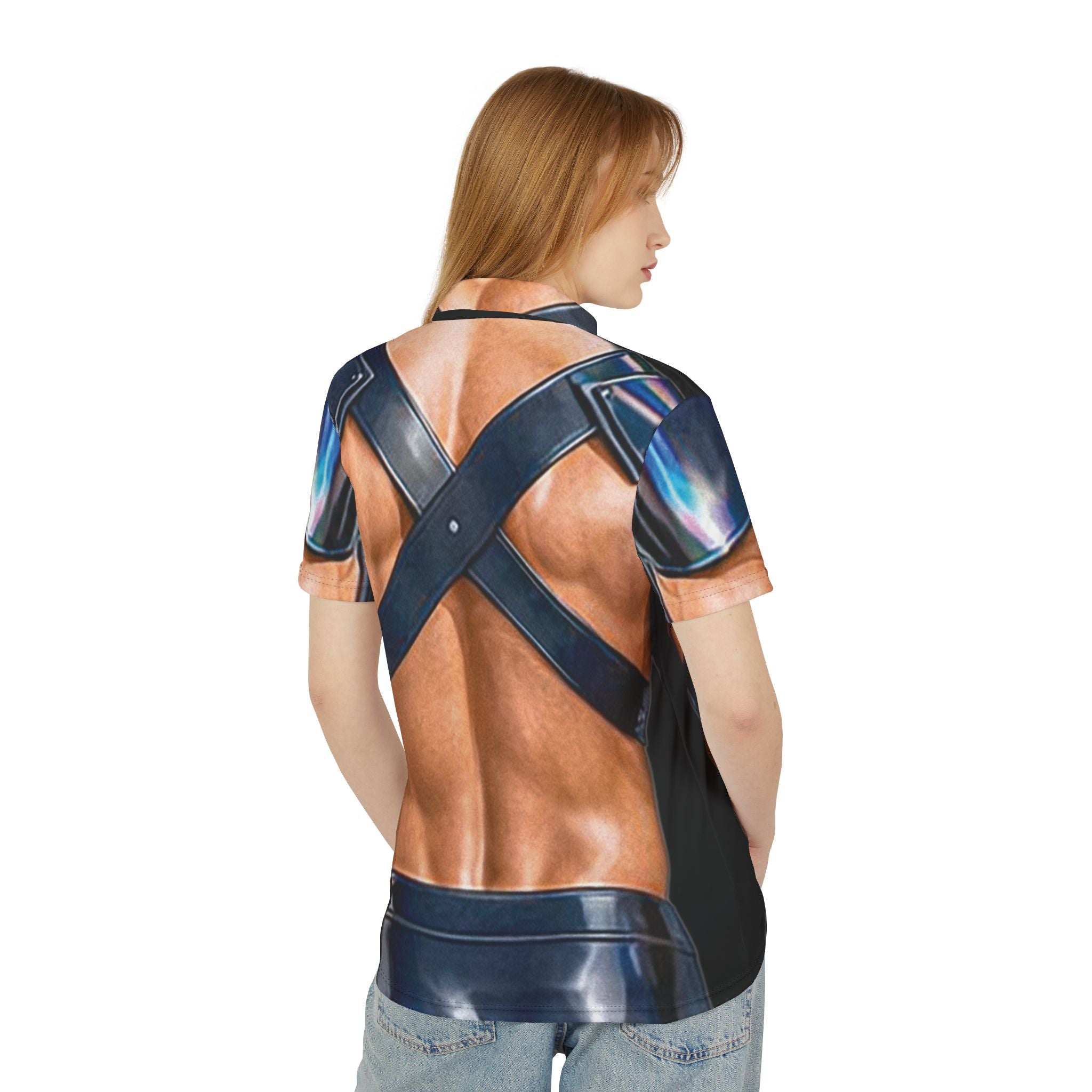 Queer Leather Kink Superhero Polo