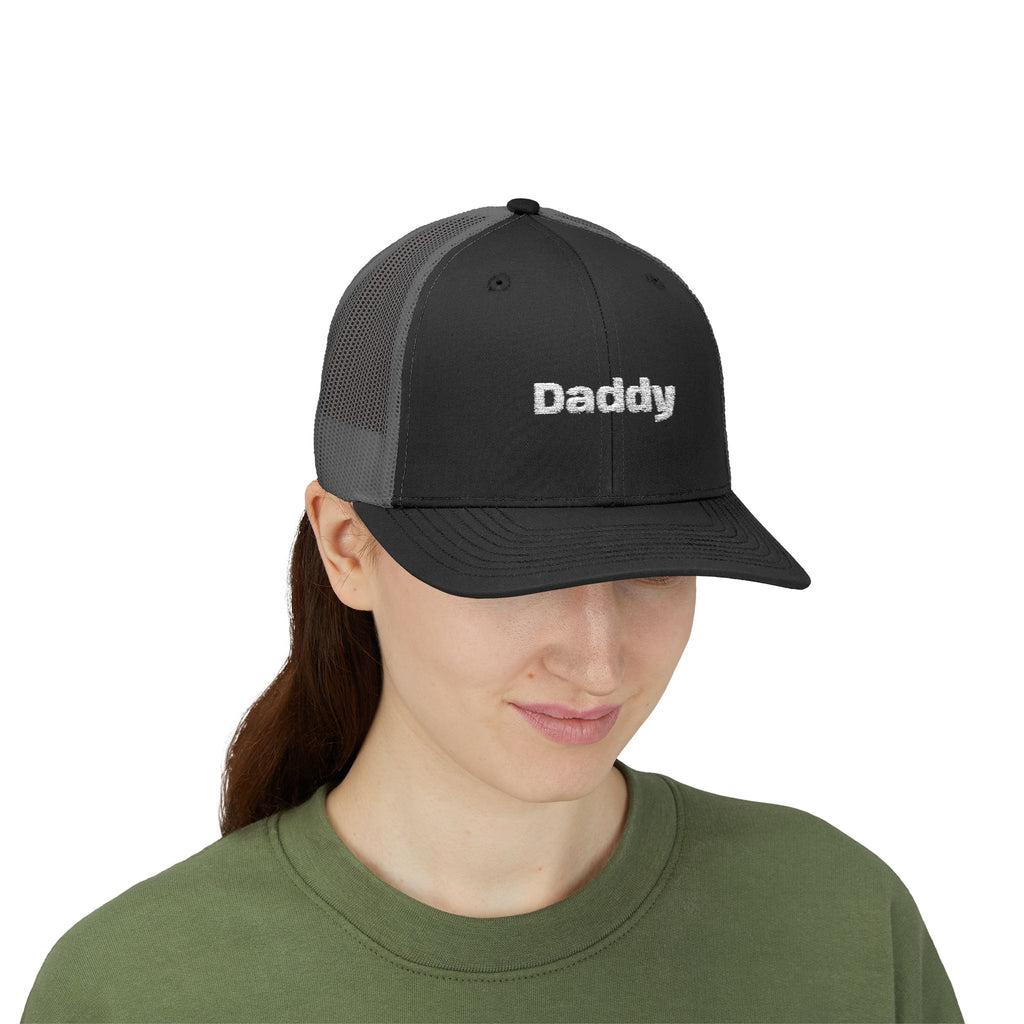 Daddy Snapback Trucker Cap — Embroidered 'Daddy' Dad Hat