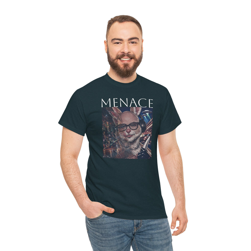 Menacing Bunny T-Shirt — Dark Cute Graphic Tee
