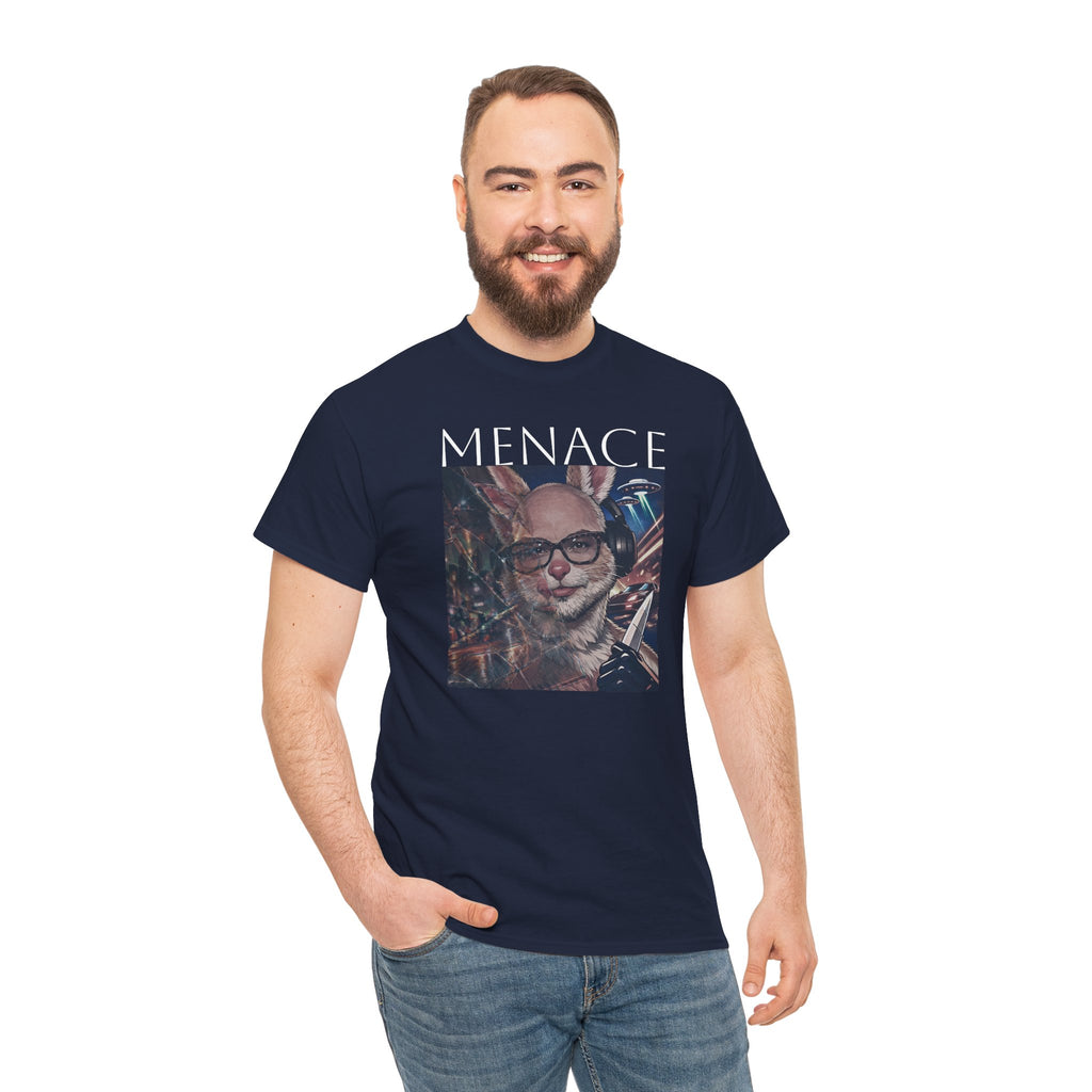Menacing Bunny T-Shirt — Dark Cute Graphic Tee