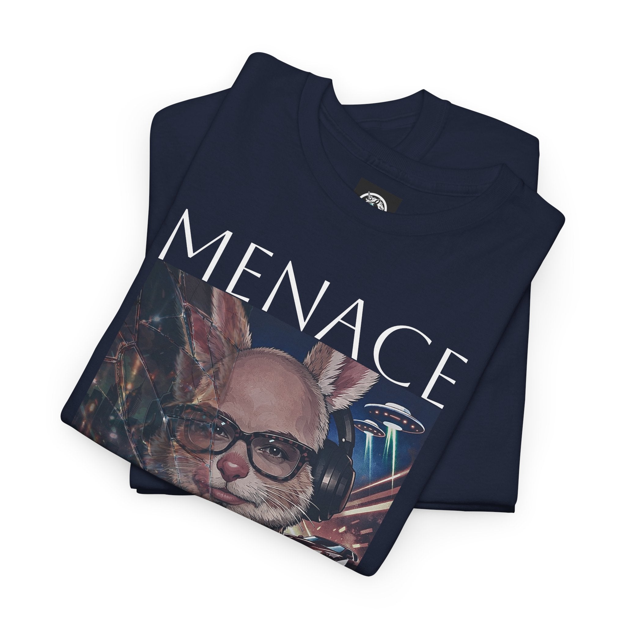 Menacing Bunny T-Shirt — Dark Cute Graphic Tee