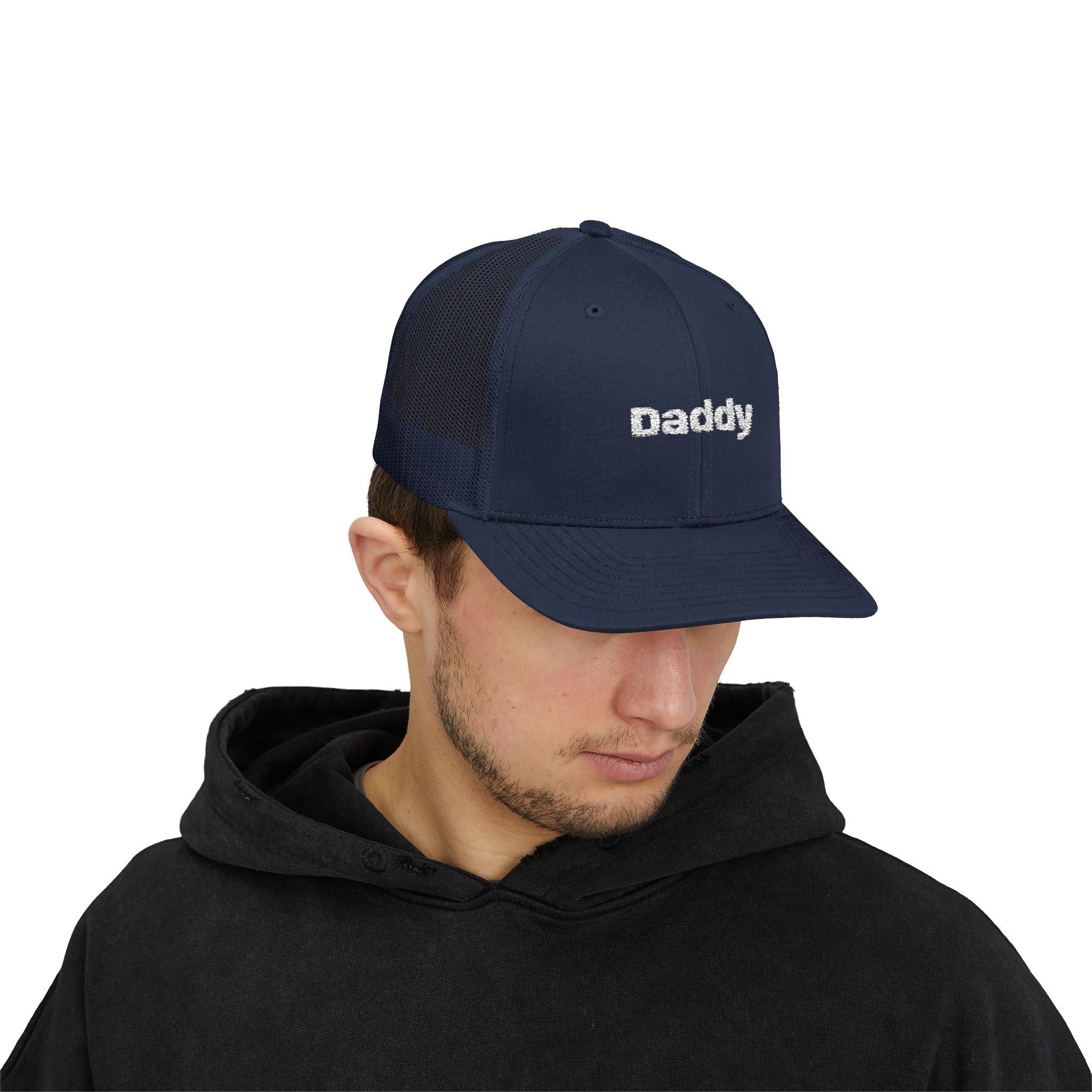 Daddy Snapback Trucker Cap — Embroidered 'Daddy' Dad Hat