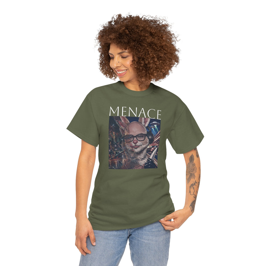 Menacing Bunny T-Shirt — Dark Cute Graphic Tee