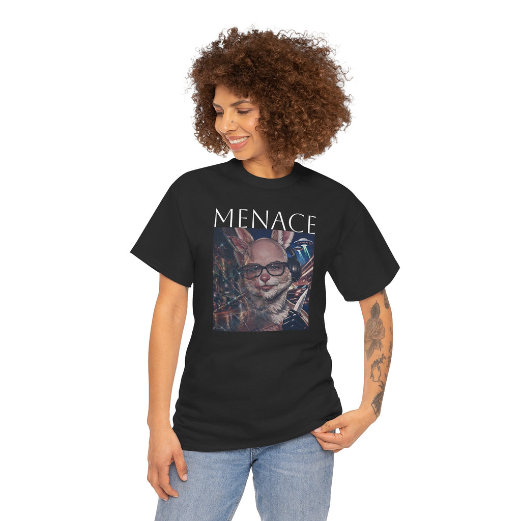 Menacing Bunny T-Shirt — Dark Cute Graphic Tee