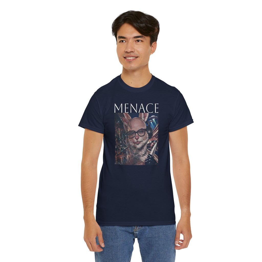 Menacing Bunny T-Shirt — Dark Cute Graphic Tee
