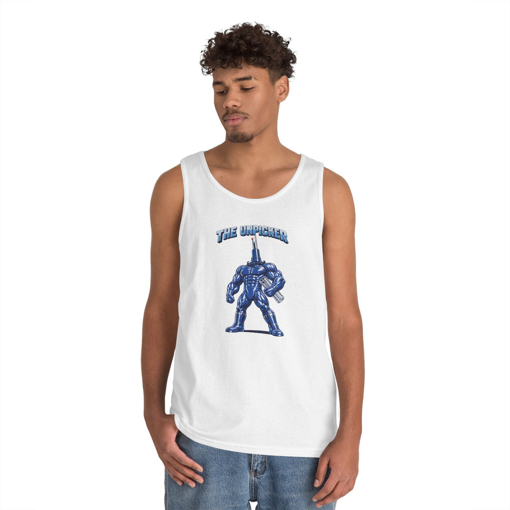 Seam Ripper Hero Tank Top — Sewing Tools Graphic Tank for Makers