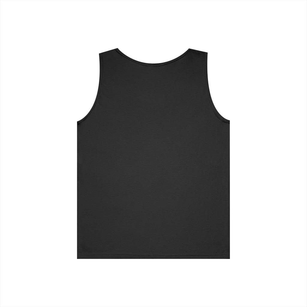 Graphic Tank Top — "Blowjob?" Text Minimalist Black Tank