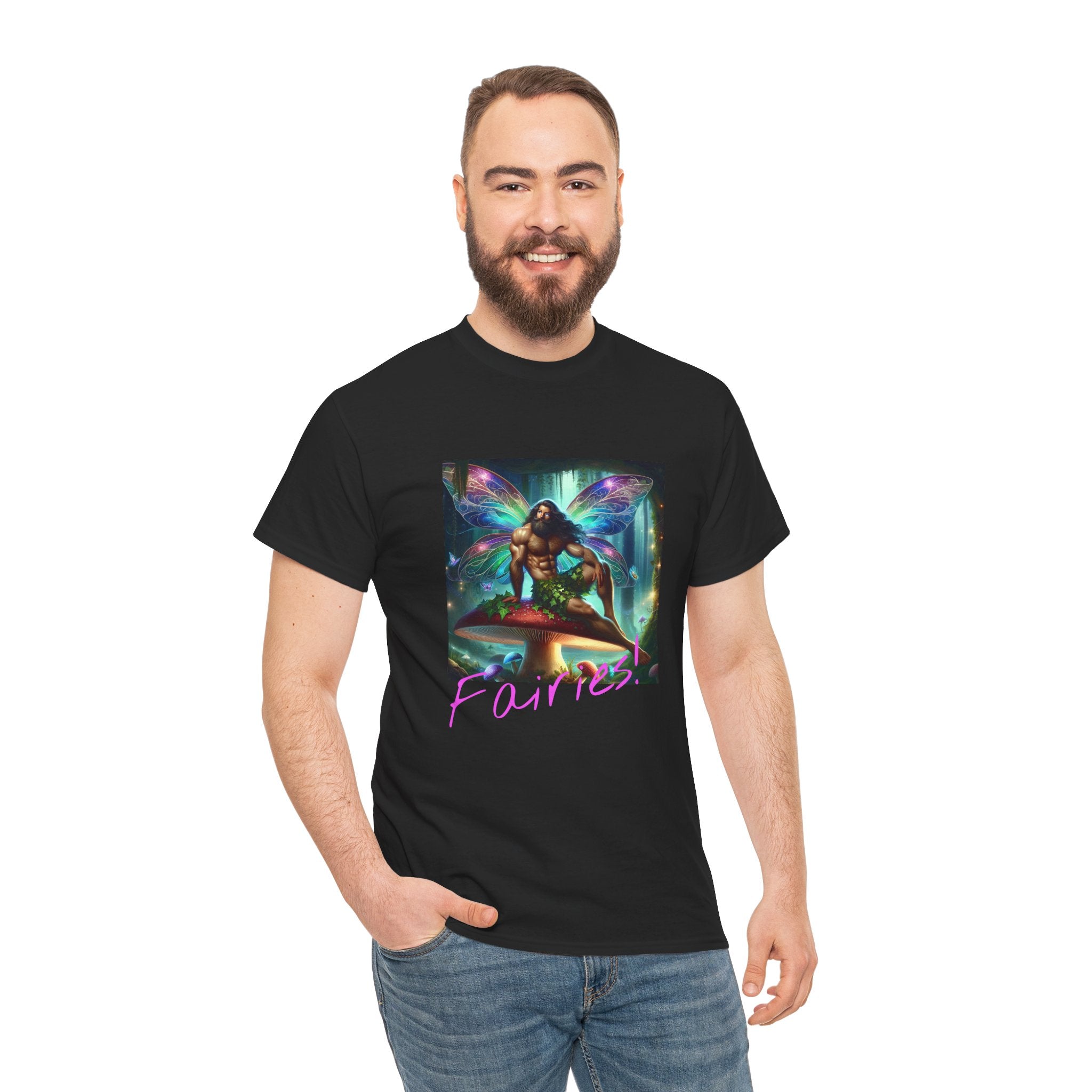Fairy Graphic Tee — Neon Fantasy Fairy Artwork T-Shirt