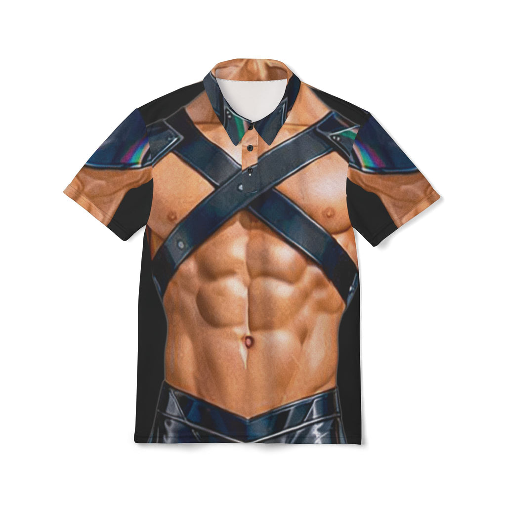Queer Leather Kink Superhero Polo