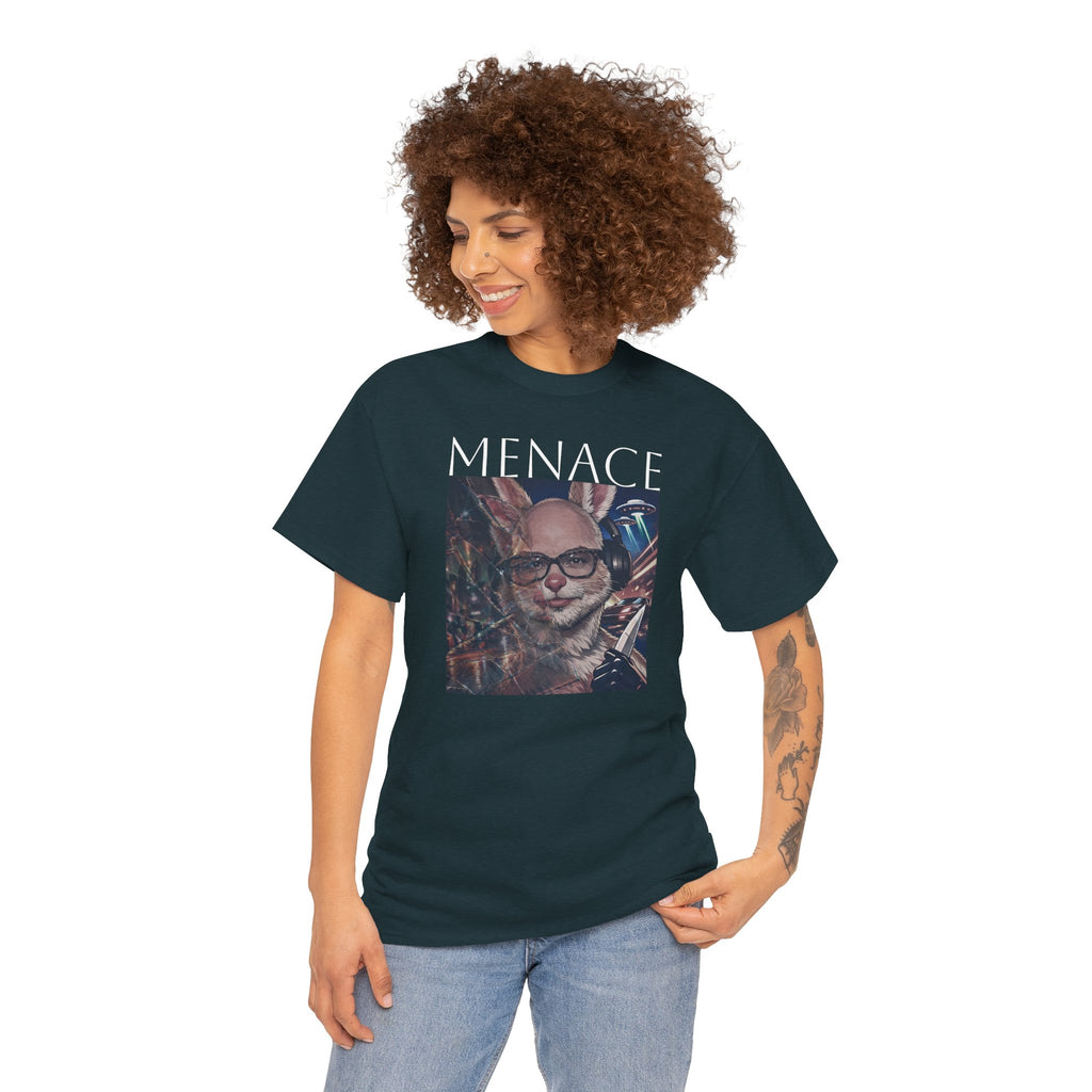 Menacing Bunny T-Shirt — Dark Cute Graphic Tee
