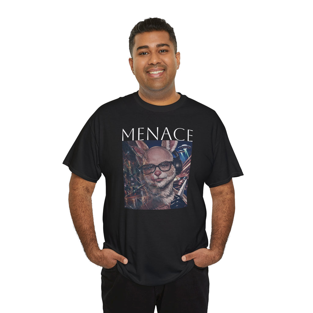 Menacing Bunny T-Shirt — Dark Cute Graphic Tee