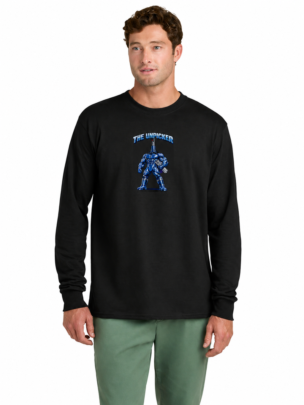Seam Ripper Hero Long Sleeve - Sewing Tools Graphic Shirt for Makers