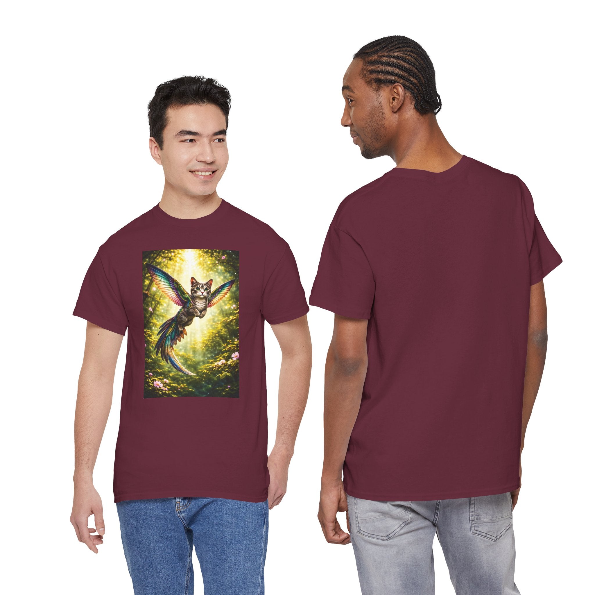 Cattingbird Tee — Half Hummingbird, Half Cat Graphic T-Shirt