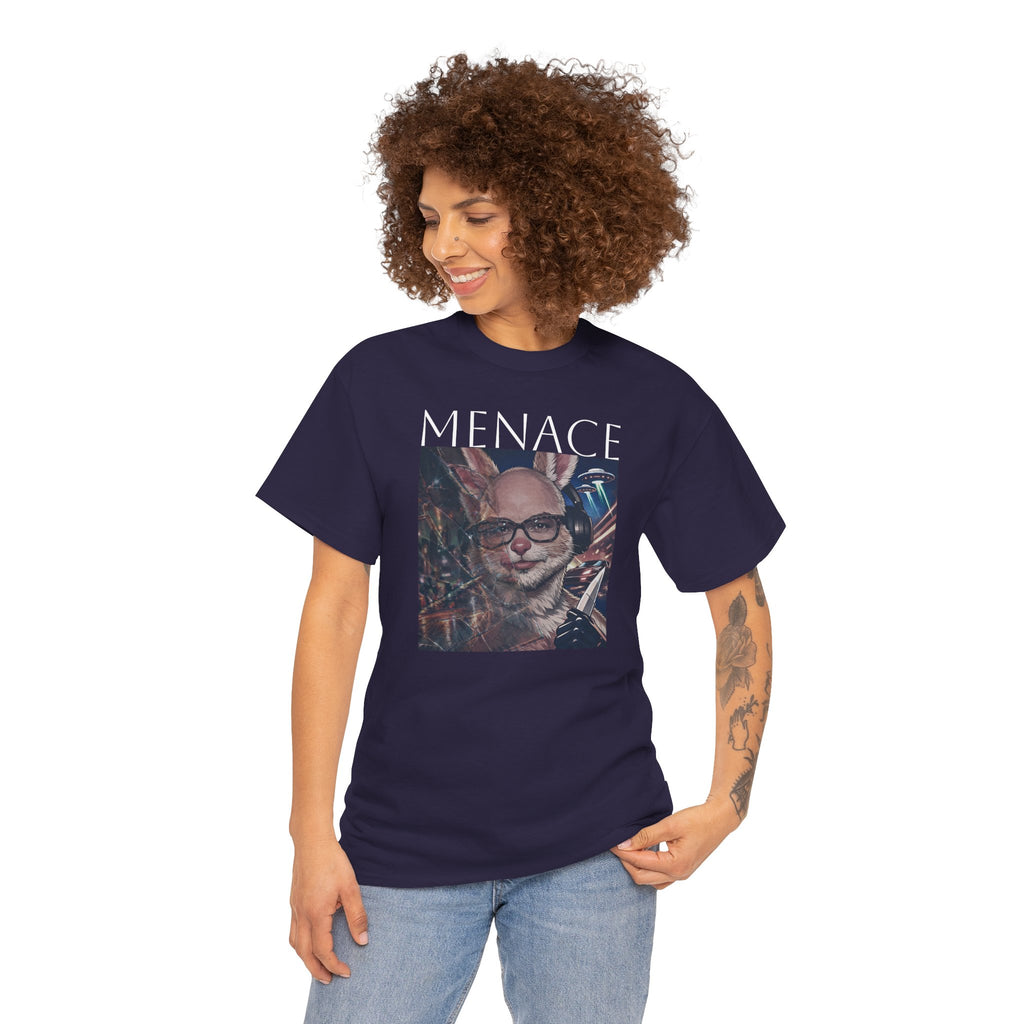 Menacing Bunny T-Shirt — Dark Cute Graphic Tee