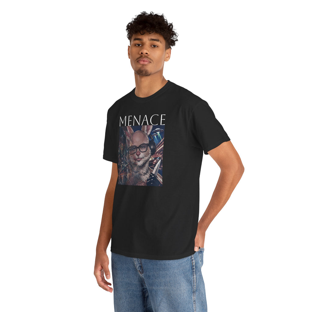 Menacing Bunny T-Shirt — Dark Cute Graphic Tee