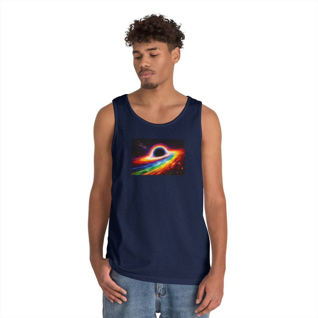 Pride Tank Top — Super Massive Rainbow Hole Graphic