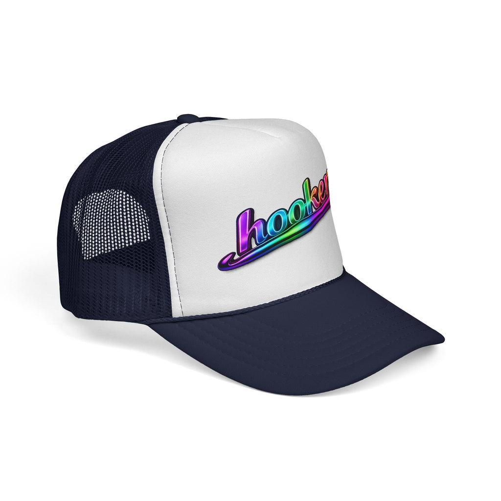 Crochet Hooker Trucker Cap — Funny Crochet Hat for Knitters