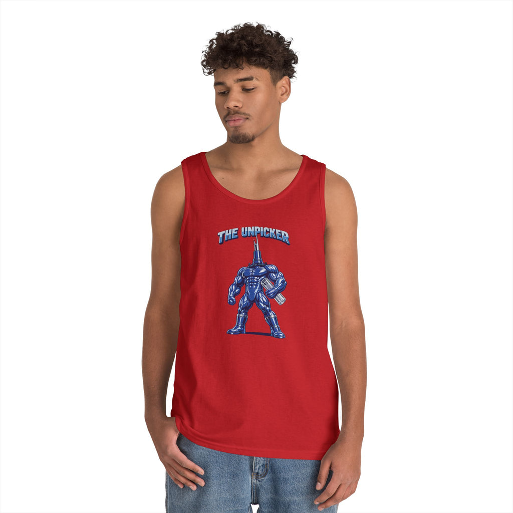 Seam Ripper Hero Tank Top — Sewing Tools Graphic Tank for Makers