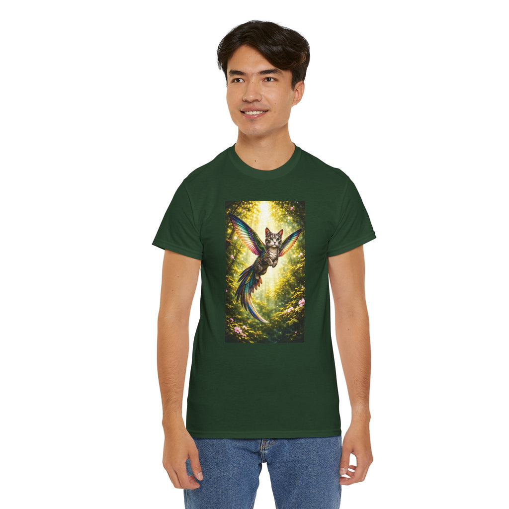 Cattingbird Tee — Half Hummingbird, Half Cat Graphic T-Shirt