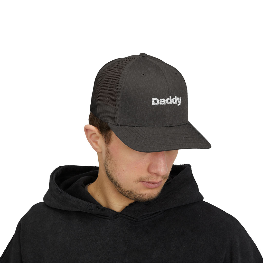 Daddy Snapback Trucker Cap — Embroidered 'Daddy' Dad Hat