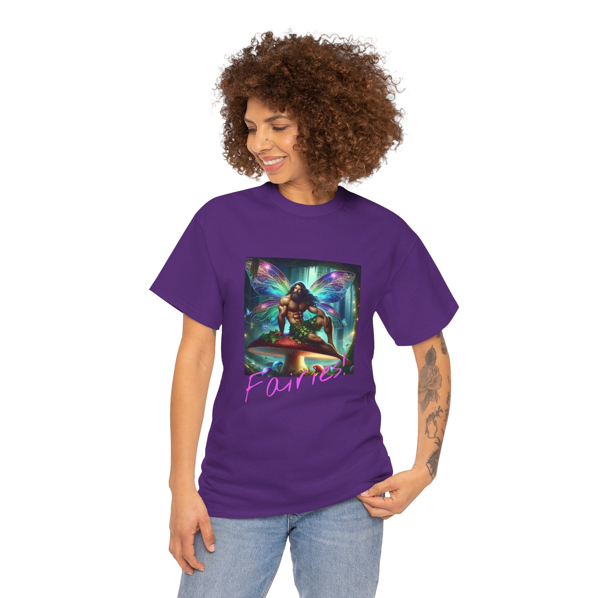 Fairy Graphic Tee — Neon Fantasy Fairy Artwork T-Shirt