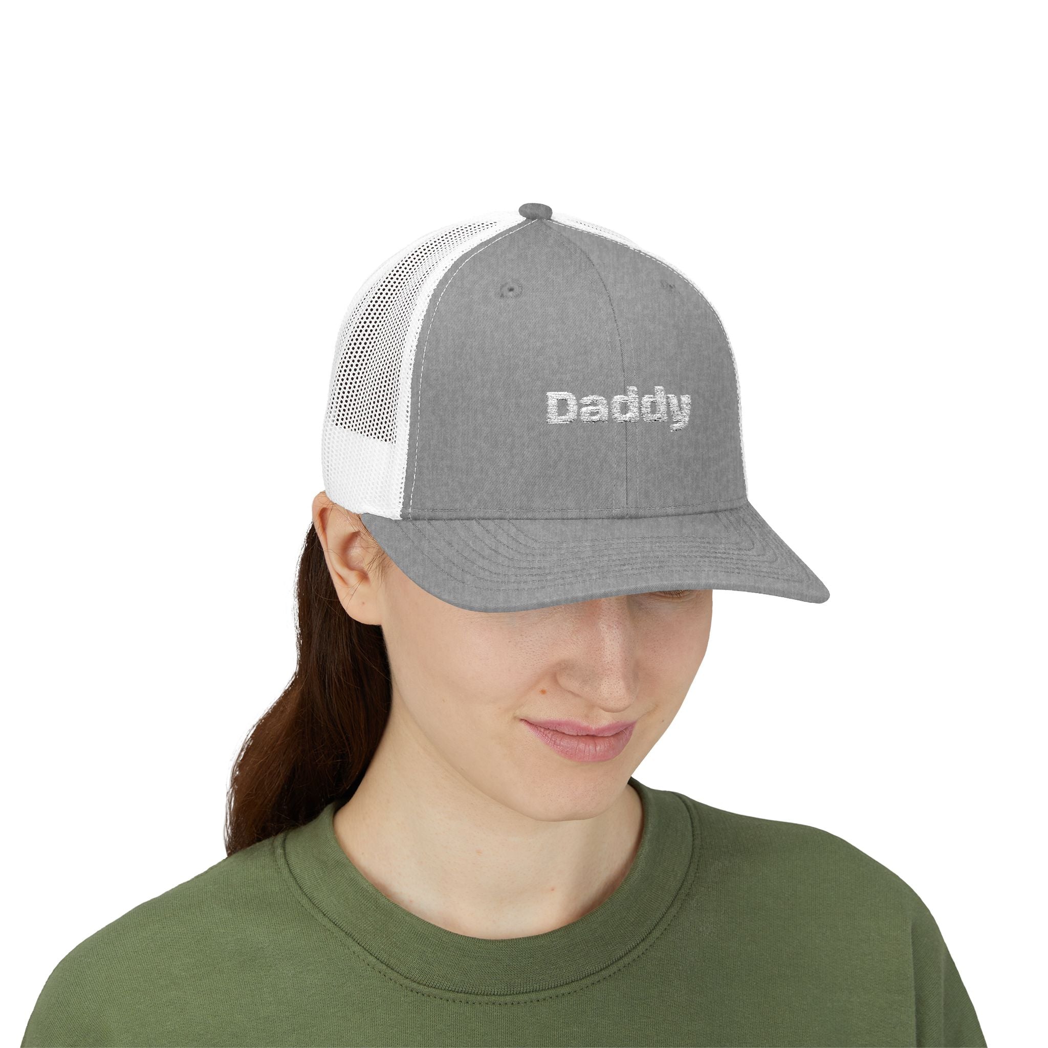 Daddy Snapback Trucker Cap — Embroidered 'Daddy' Dad Hat