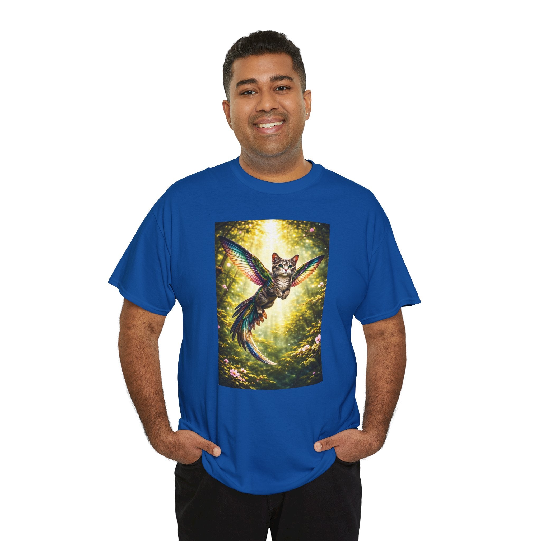 Cattingbird Tee — Half Hummingbird, Half Cat Graphic T-Shirt