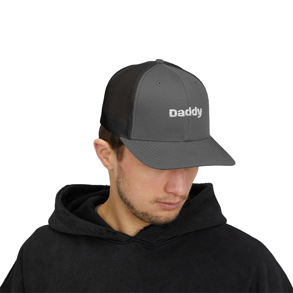 Daddy Snapback Trucker Cap — Embroidered 'Daddy' Dad Hat