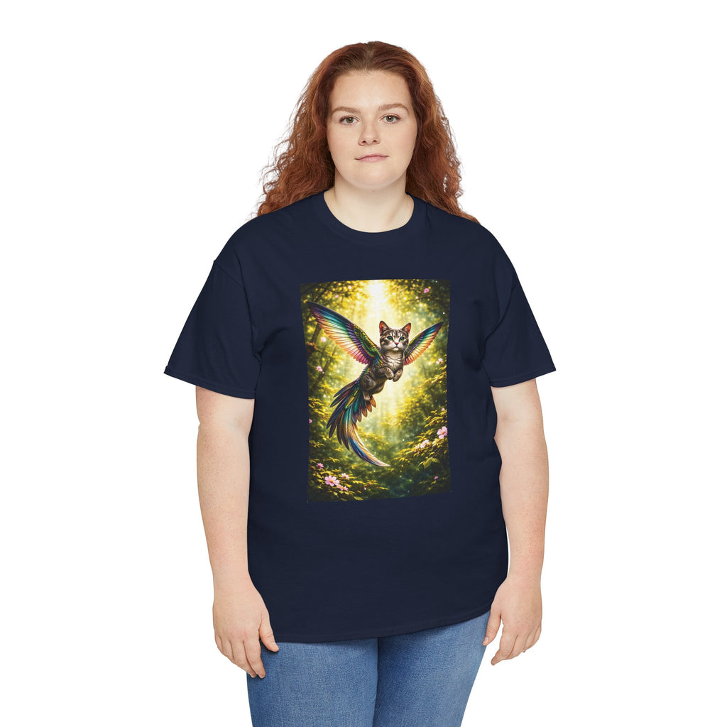 Cattingbird Tee — Half Hummingbird, Half Cat Graphic T-Shirt