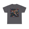 Tiger Jumping Quilt Tee — Seńor Antonio Graphic T-Shirt