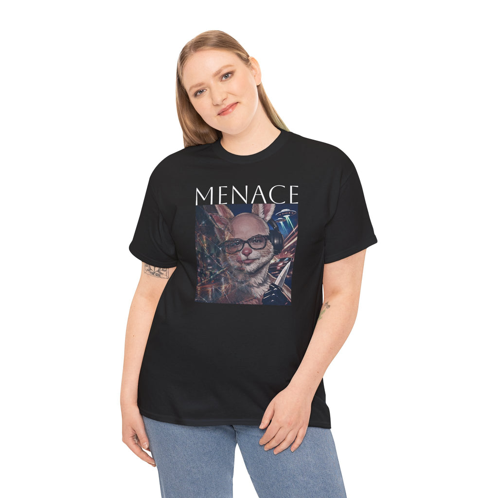 Menacing Bunny T-Shirt — Dark Cute Graphic Tee