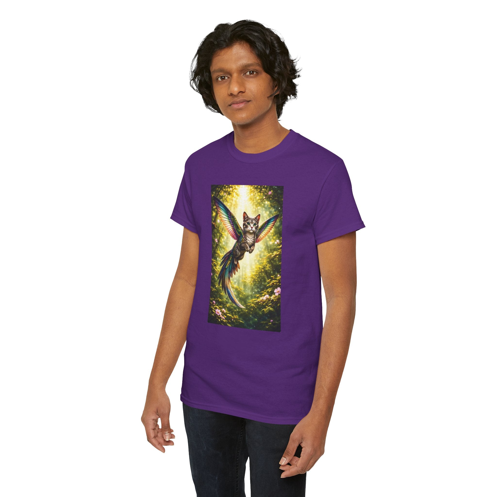 Cattingbird Tee — Half Hummingbird, Half Cat Graphic T-Shirt