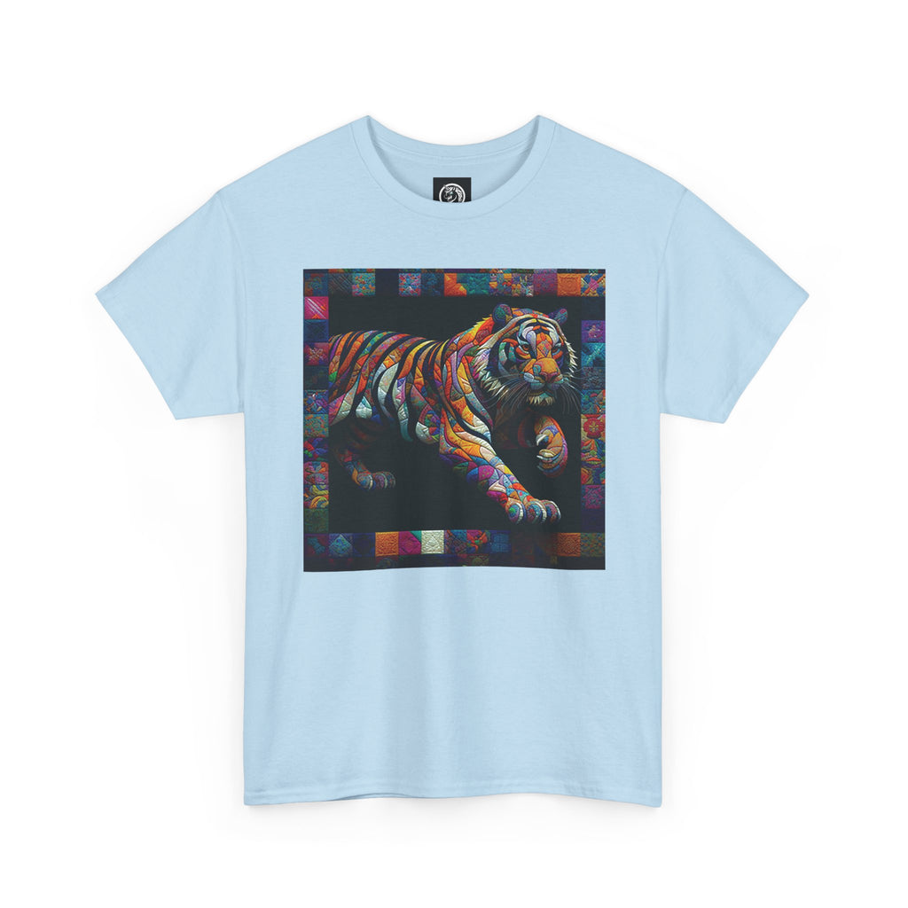 Tiger Jumping Quilt Tee — Seńor Antonio Graphic T-Shirt