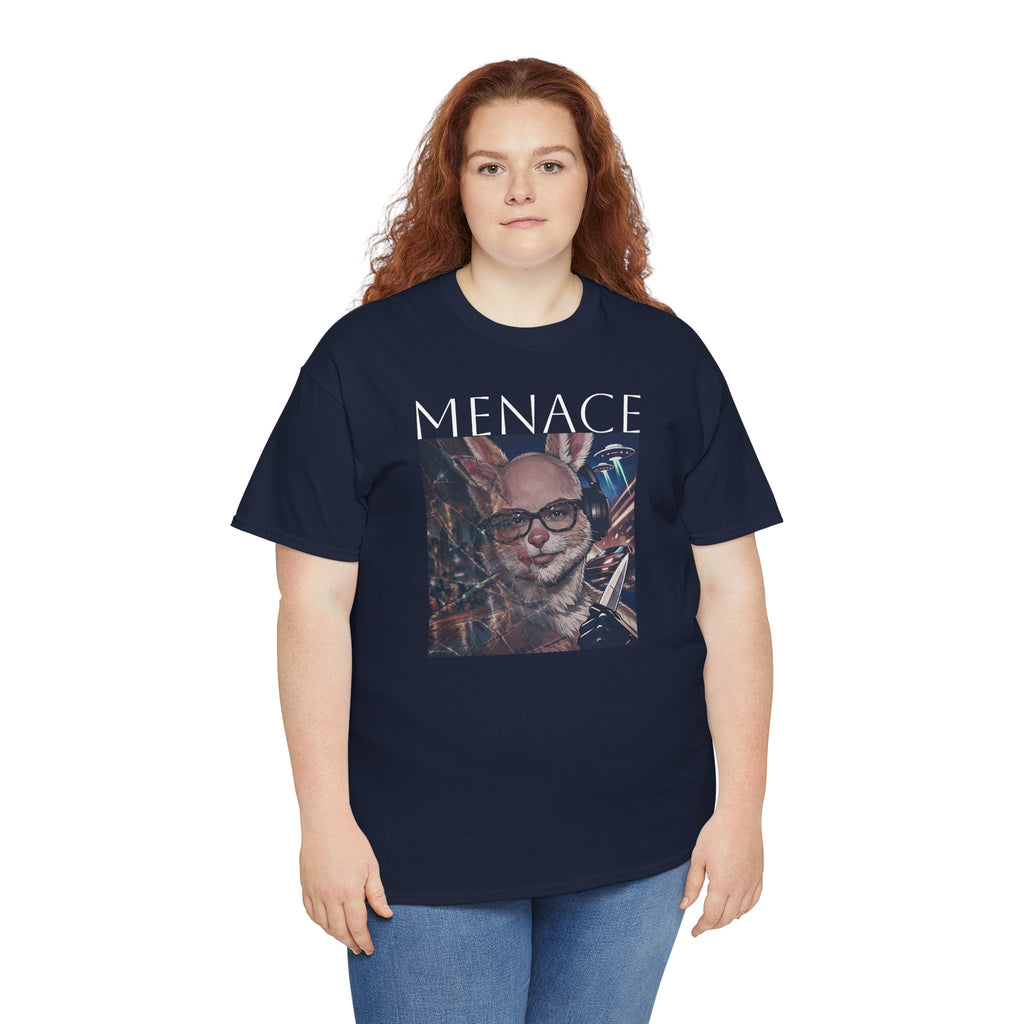 Menacing Bunny T-Shirt — Dark Cute Graphic Tee