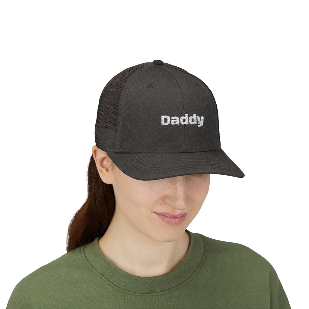 Daddy Snapback Trucker Cap — Embroidered 'Daddy' Dad Hat