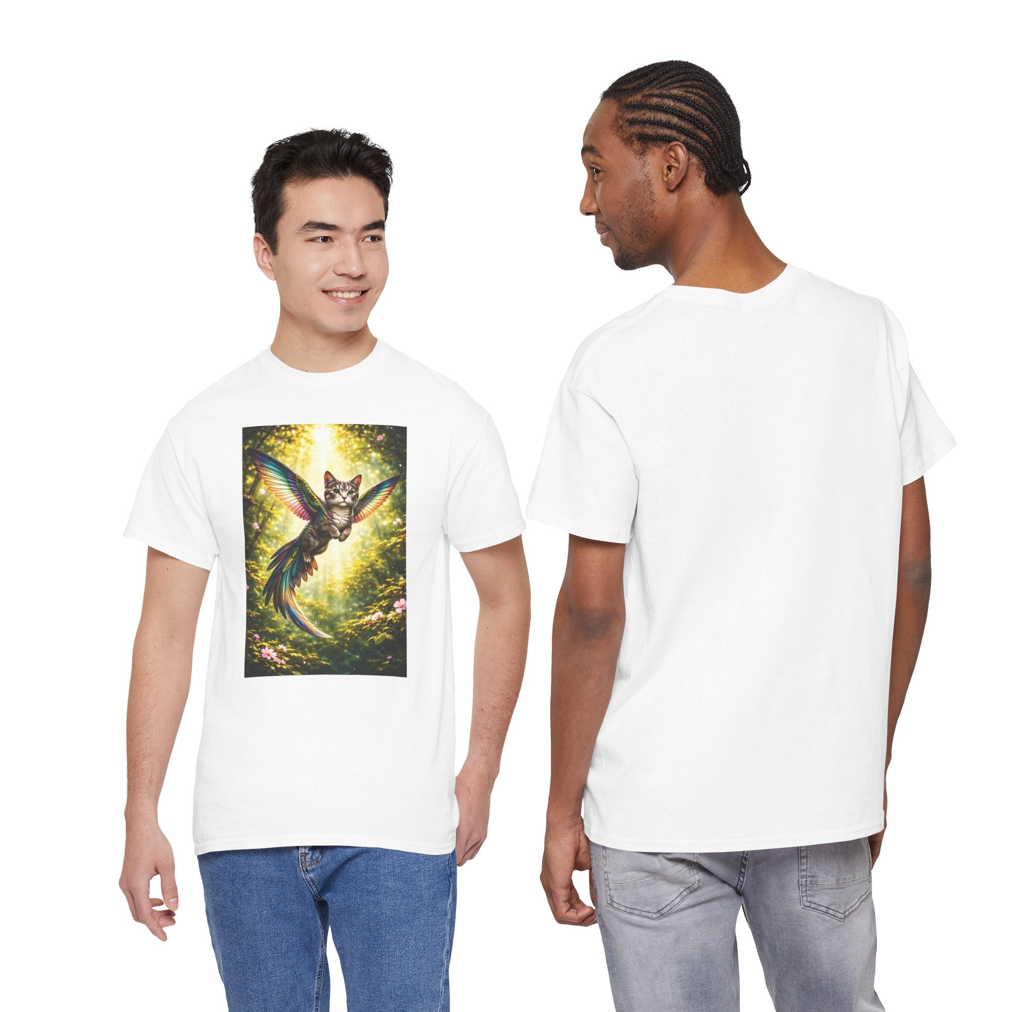 Cattingbird Tee — Half Hummingbird, Half Cat Graphic T-Shirt