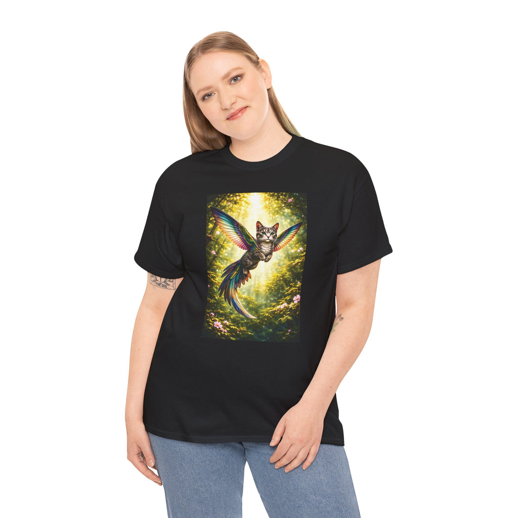 Cattingbird Tee — Half Hummingbird, Half Cat Graphic T-Shirt