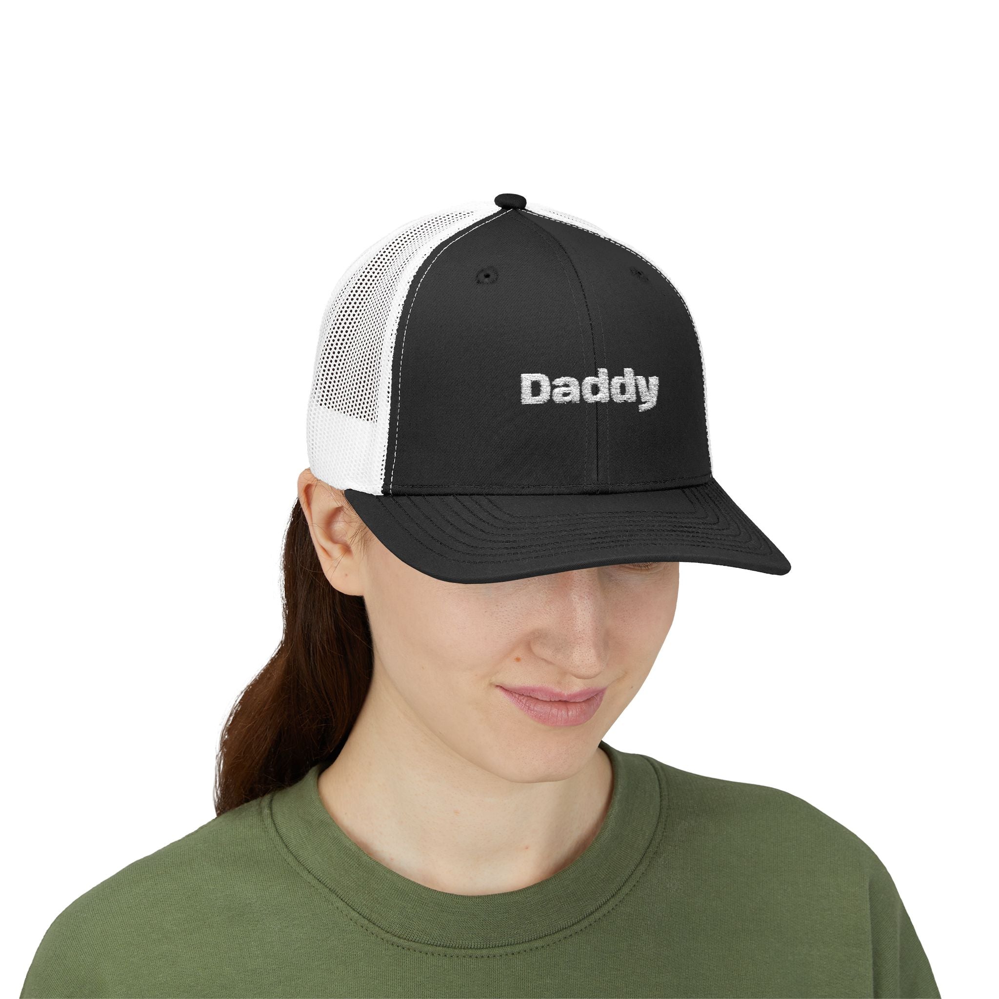 Daddy Snapback Trucker Cap — Embroidered 'Daddy' Dad Hat
