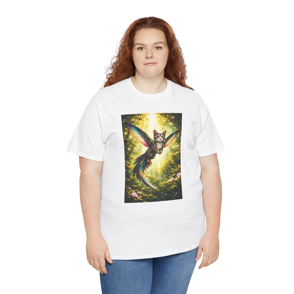 Cattingbird Tee — Half Hummingbird, Half Cat Graphic T-Shirt