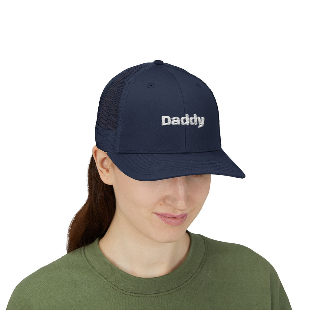 Daddy Snapback Trucker Cap — Embroidered 'Daddy' Dad Hat
