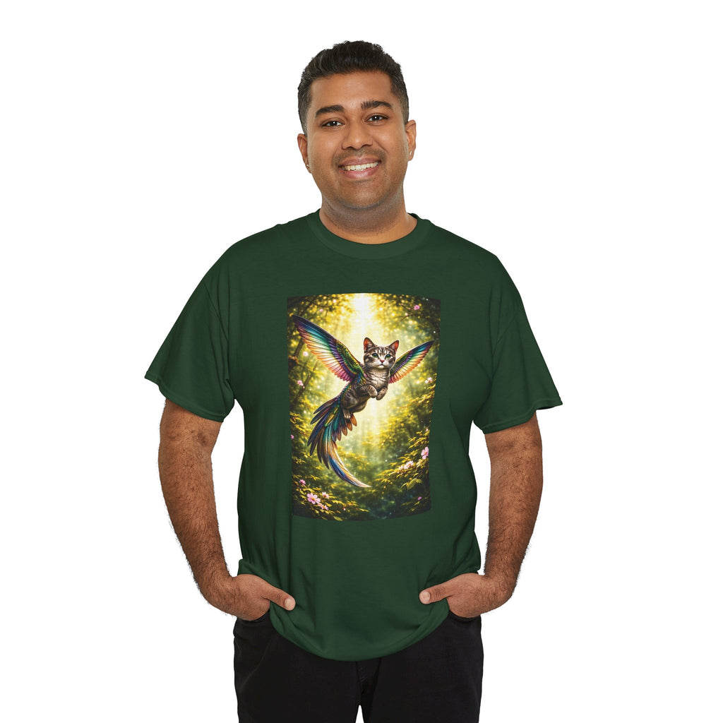 Cattingbird Tee — Half Hummingbird, Half Cat Graphic T-Shirt