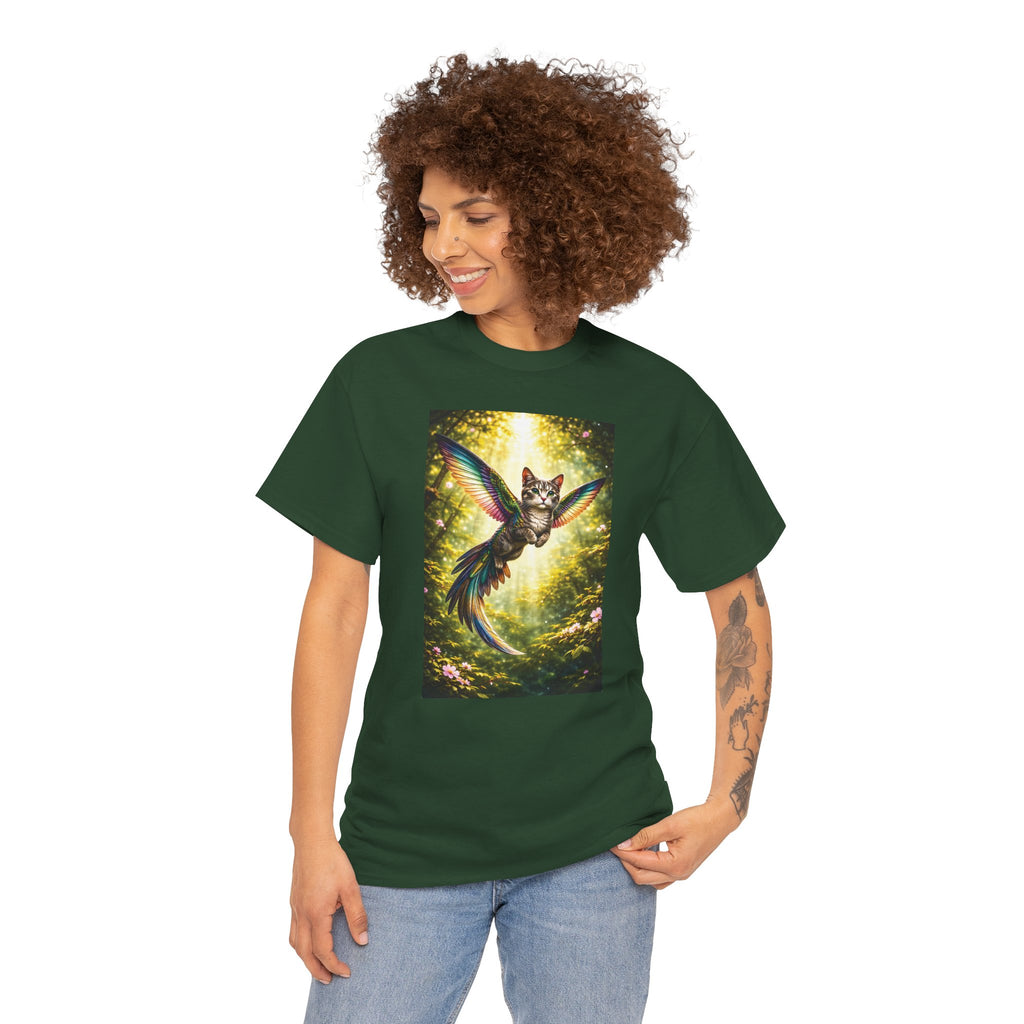 Cattingbird Tee — Half Hummingbird, Half Cat Graphic T-Shirt